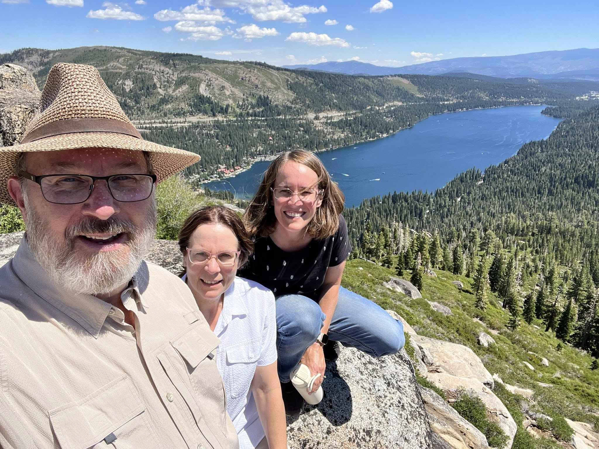 picture from top of the hike - Donner Lake